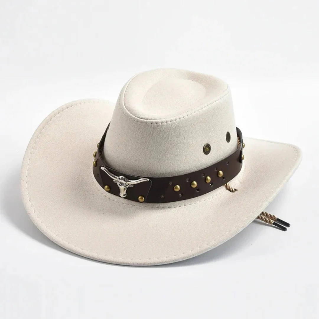 Ludwig | Herren Cowboy Hut mit breiter Krempe