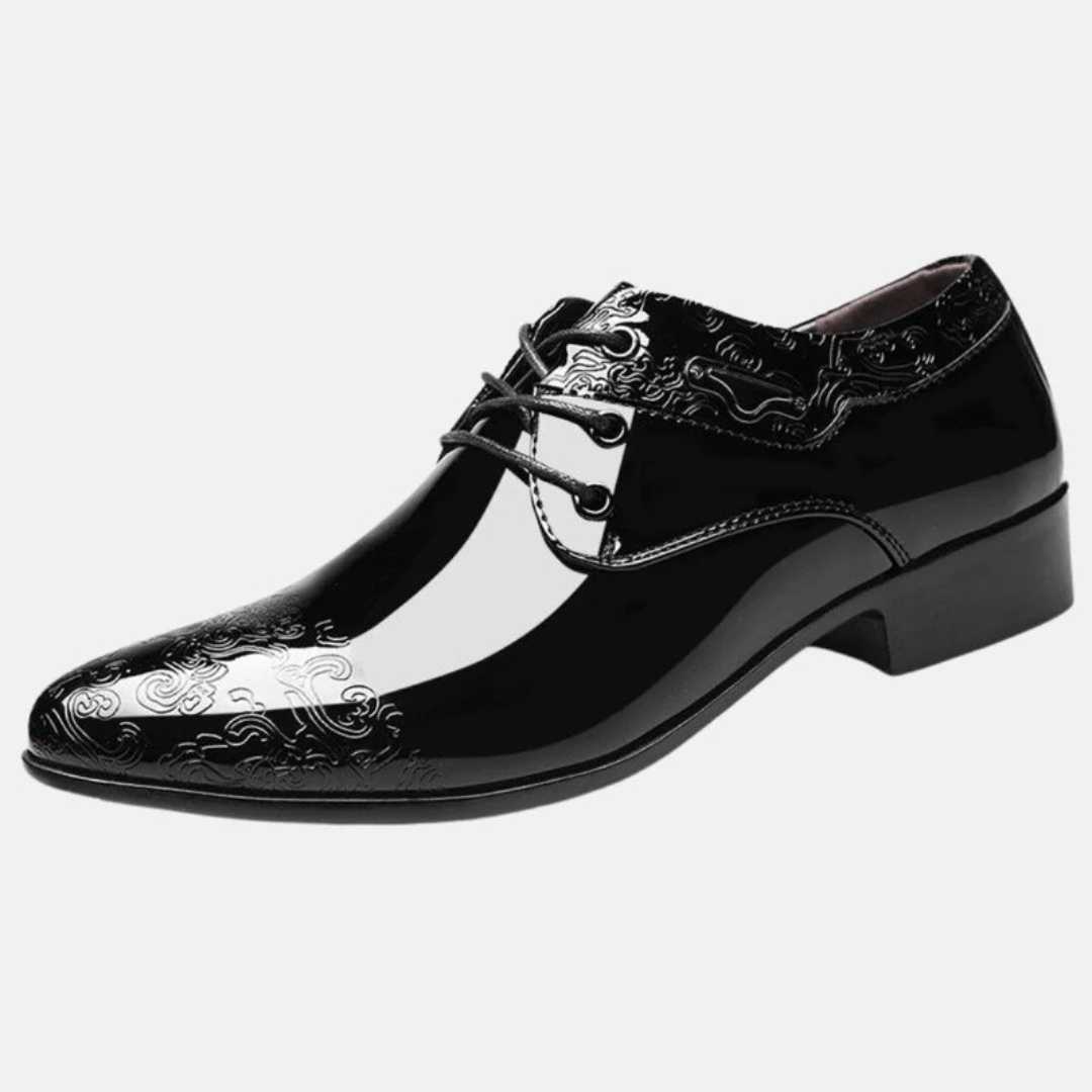 Ludwig | Herren Elegante Schwarze Schnürschuhe Derby