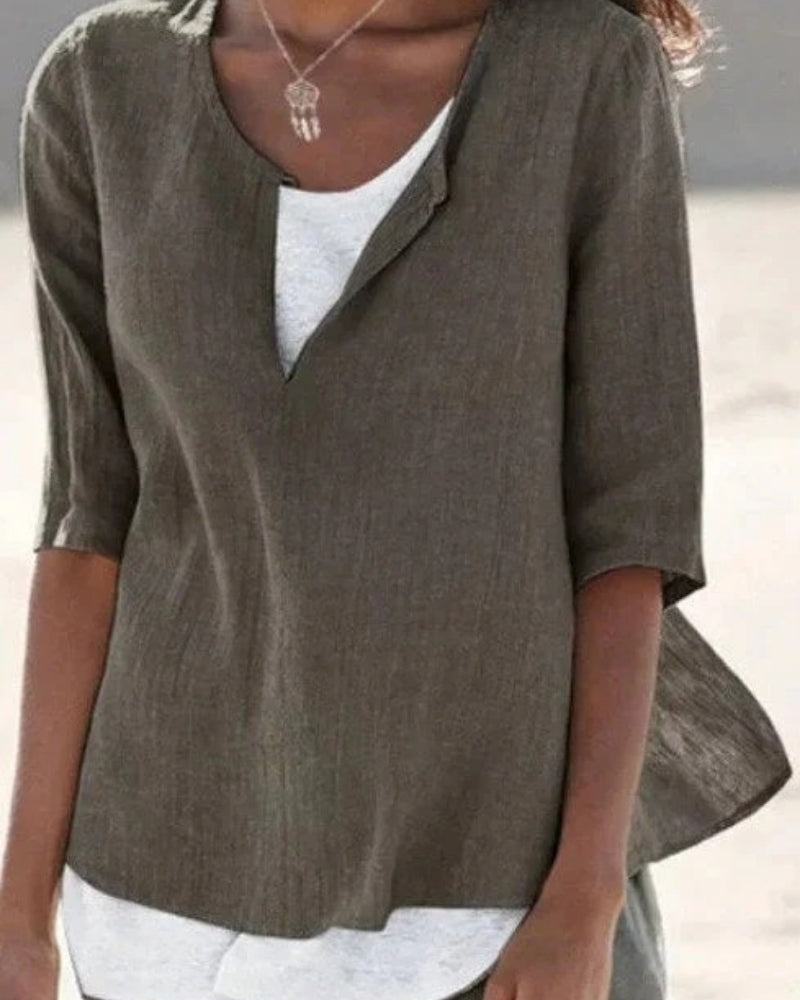 Luftige Bluse für Damen | Lagenlook