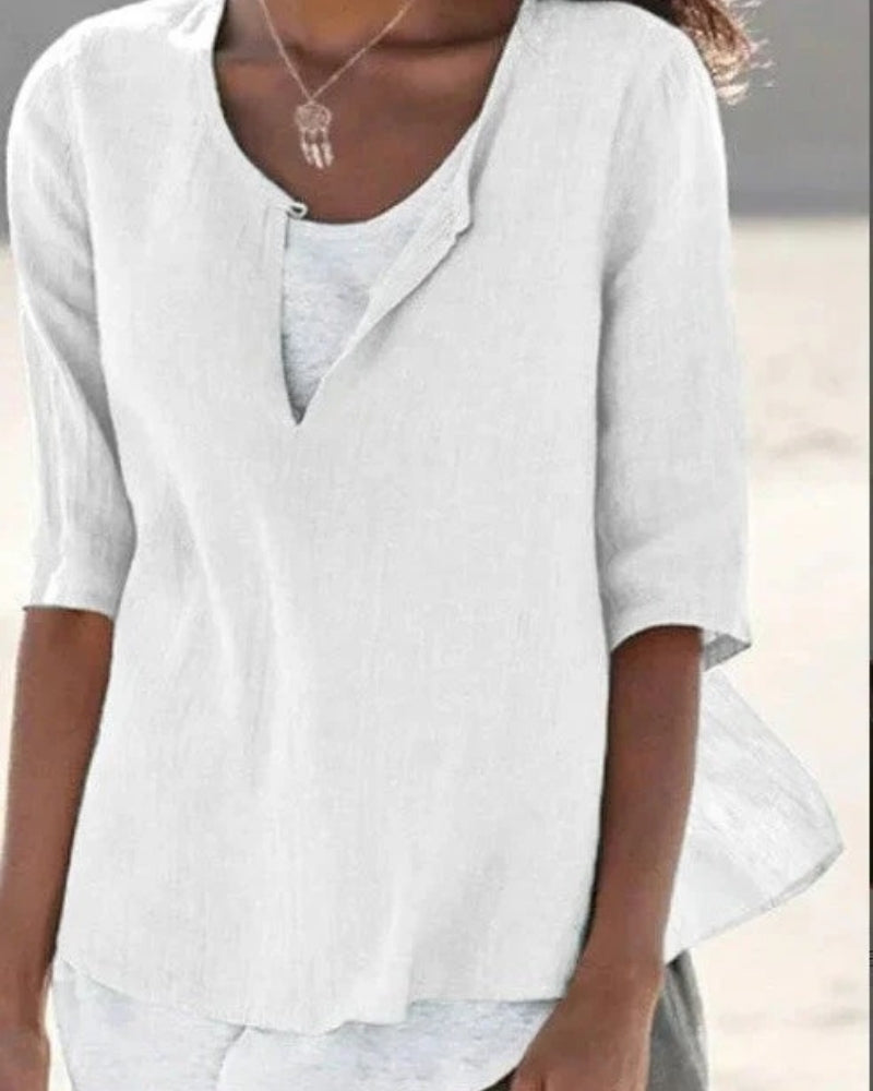 Luftige Bluse für Damen | Lagenlook