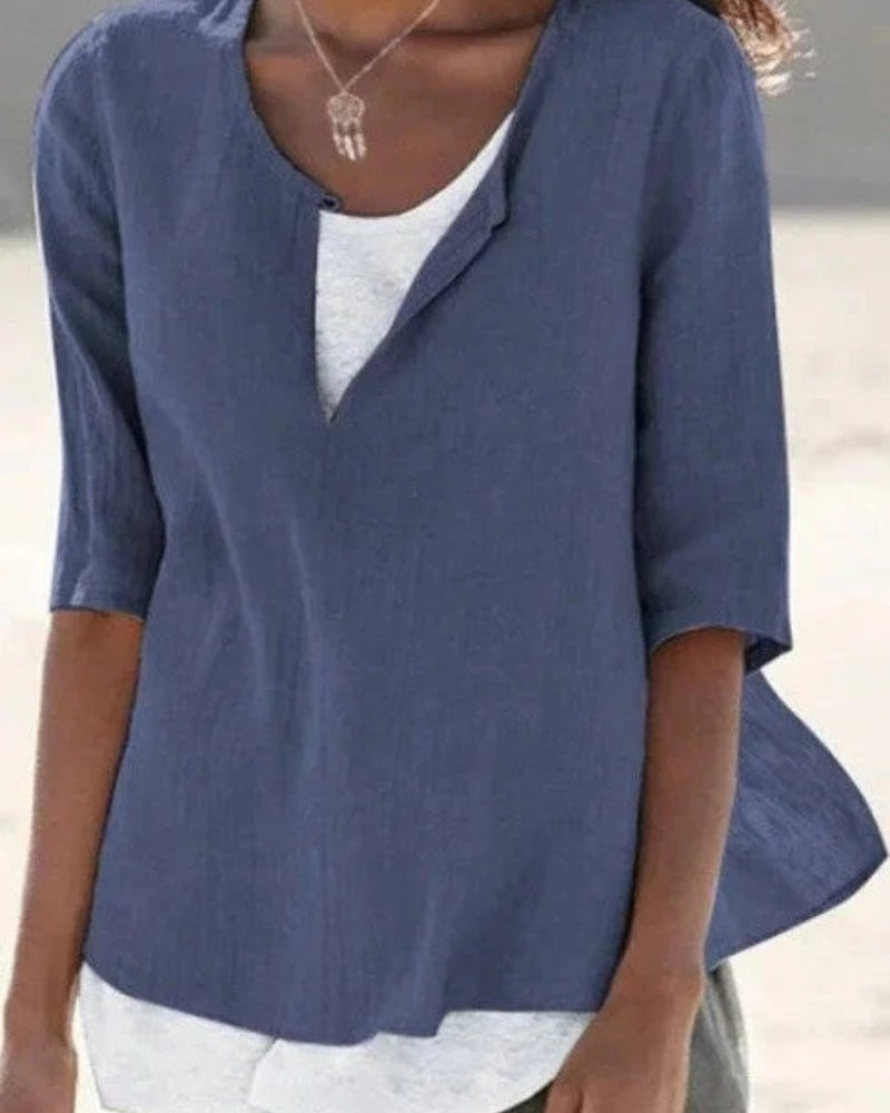 Luftige Bluse für Damen | Lagenlook