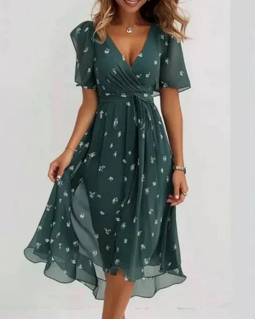 Cocktail Sommerkleid Damen | Midi