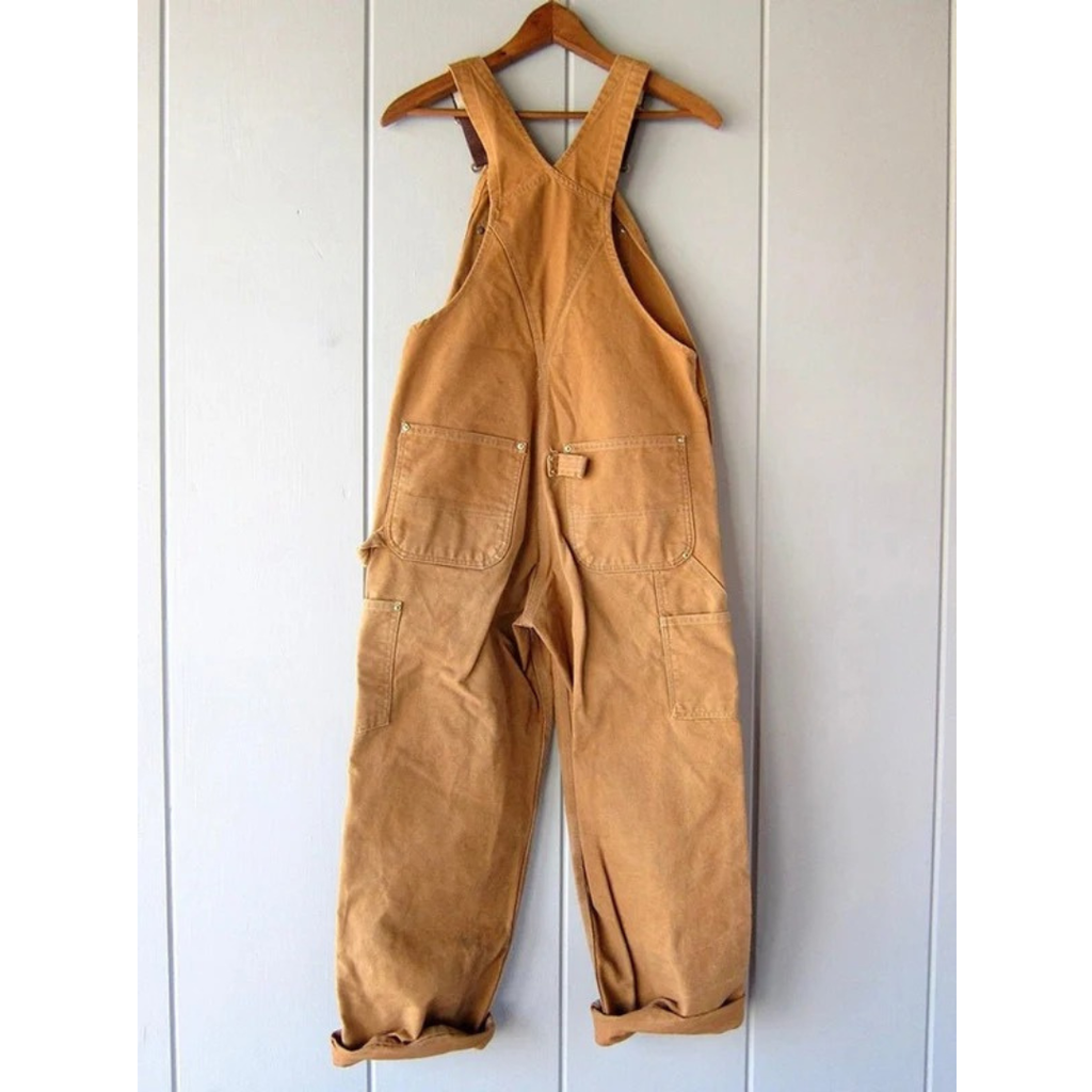 Luisa | Damen Bequeme Baumwoll Jumpsuit mit Trägern