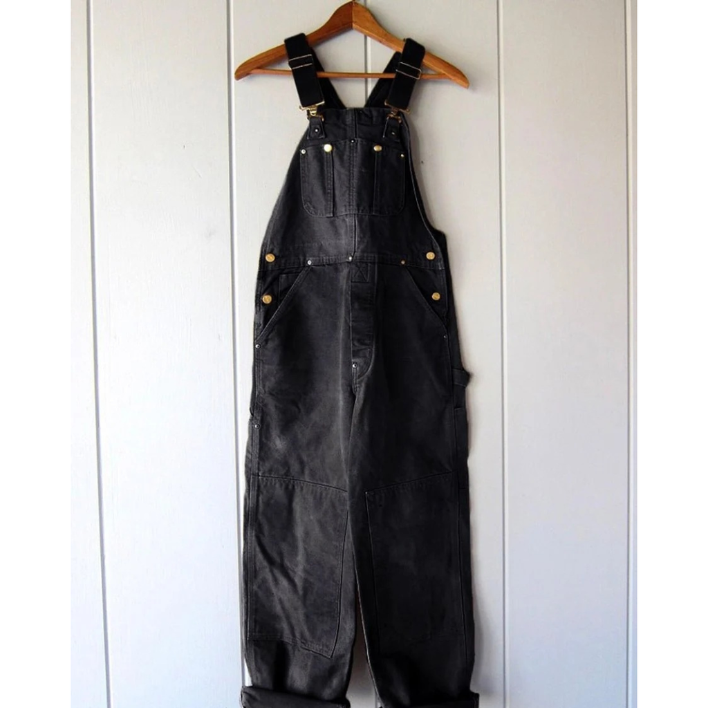 Luisa | Damen Bequeme Baumwoll Jumpsuit mit Trägern