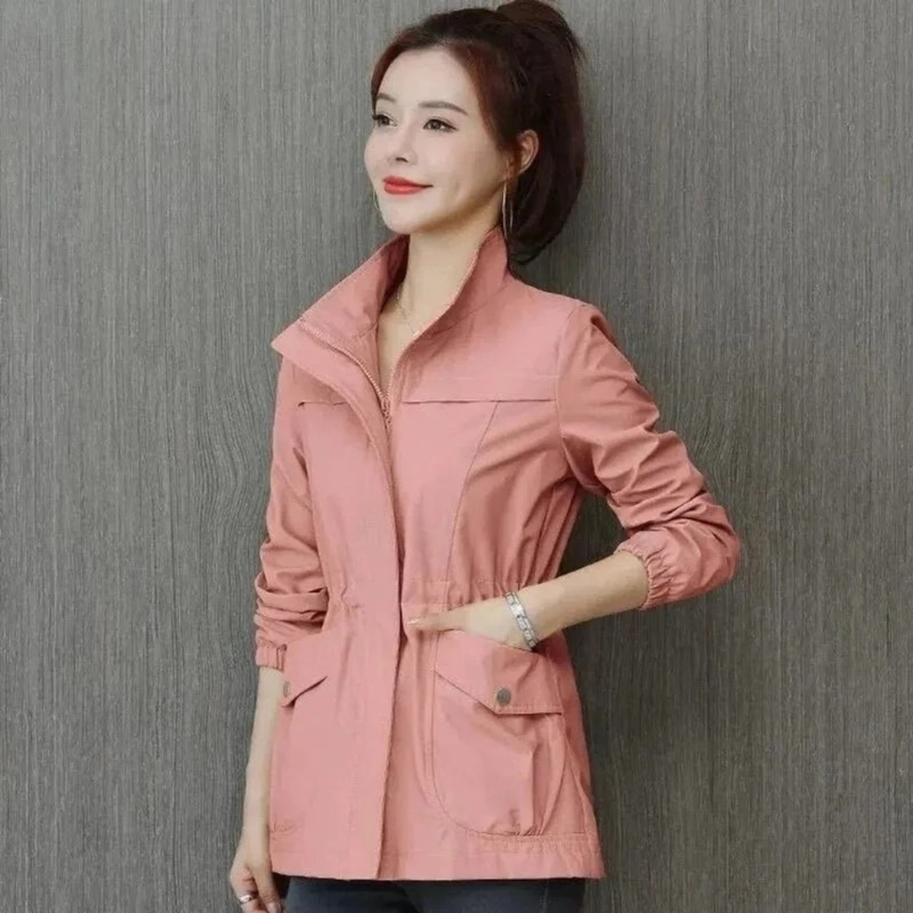 Luisa | Damen Leichte Übergangsjacke mit Reißverschluss