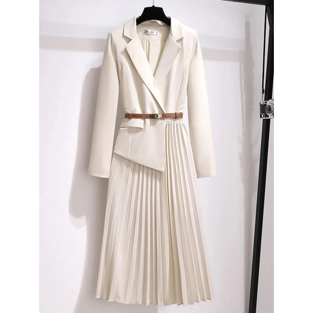 Luna | Damen Zweiteiler Mit Blazer Und Rock