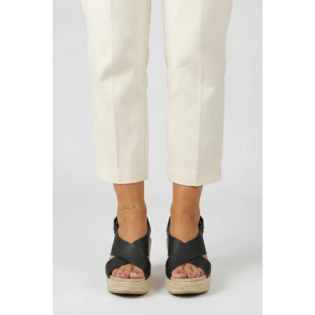 Ella | Damen Sommer Keil Sandalen Für Urlaub