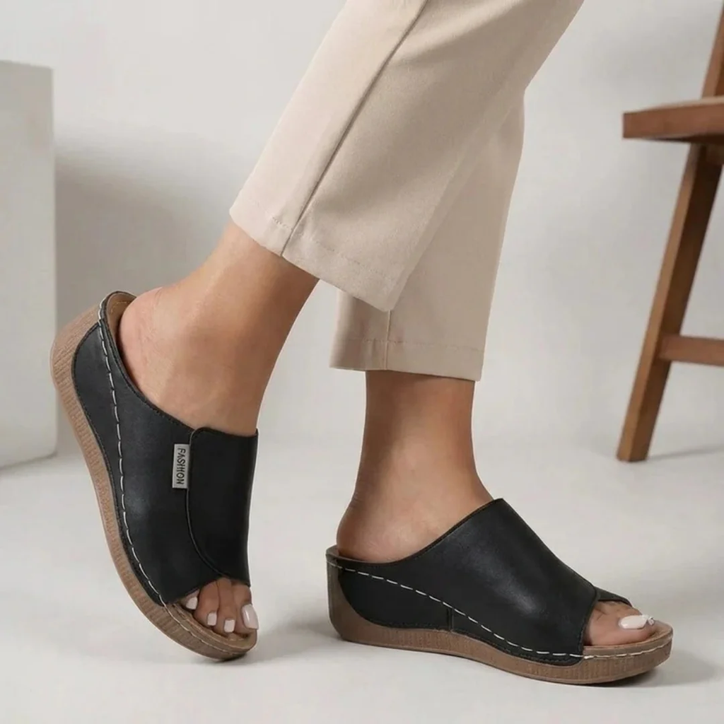 Madison | Damen Bequeme Pantoletten Sandalen