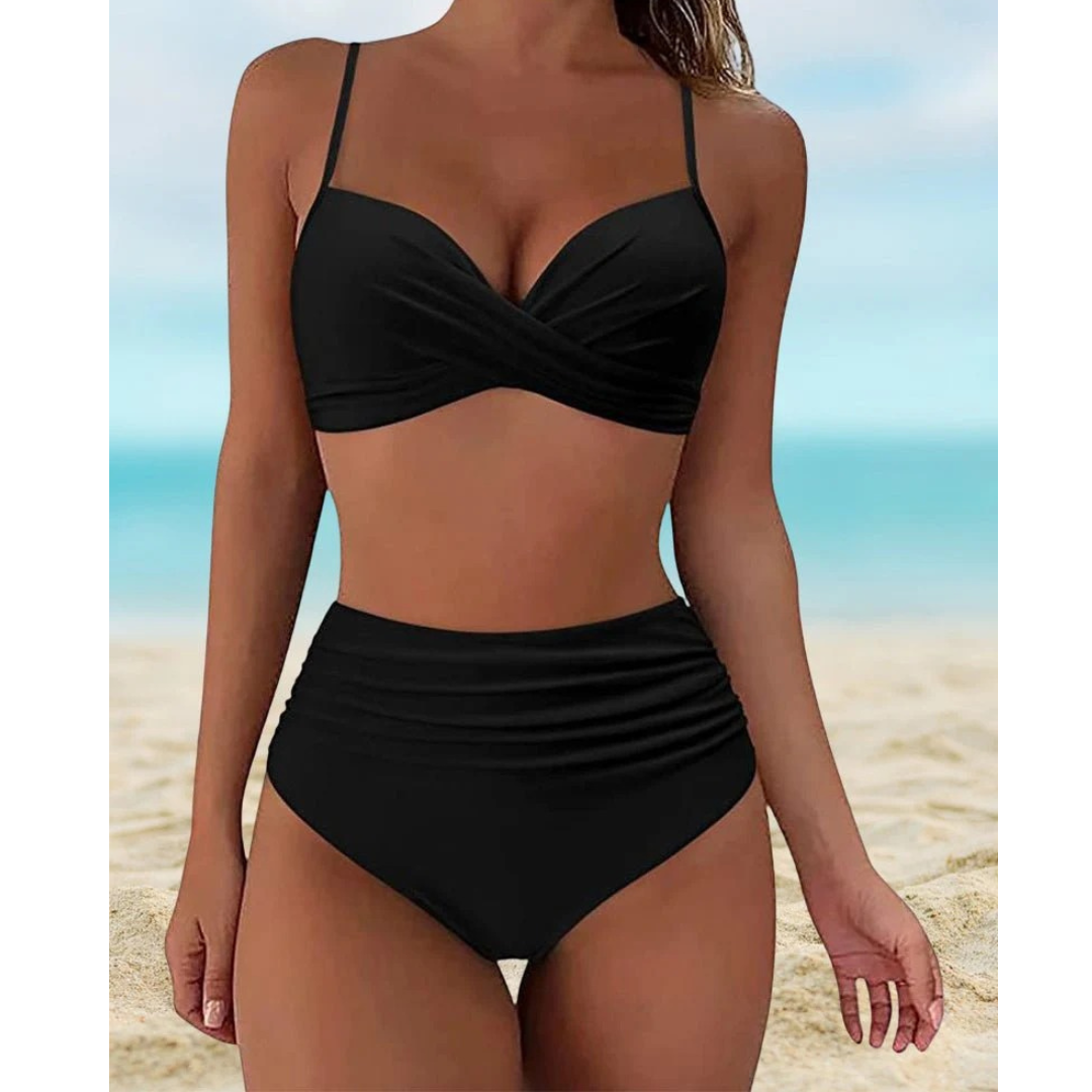 Madita | Damen High Waist Bikini Mit Blumenmuster