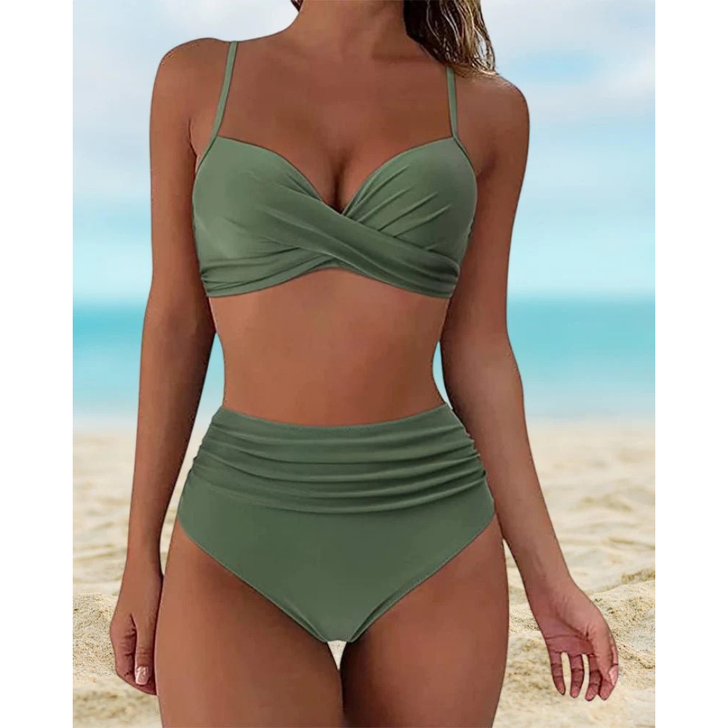 Madita | Damen High Waist Bikini Mit Blumenmuster