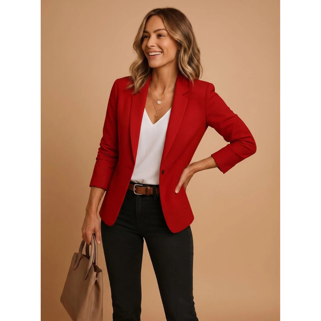 Maelle | Damen Blazer mit Revers und Schnitt