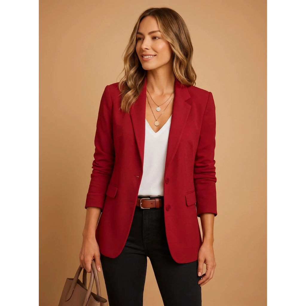 Maelle | Damen Blazer mit Revers und Schnitt