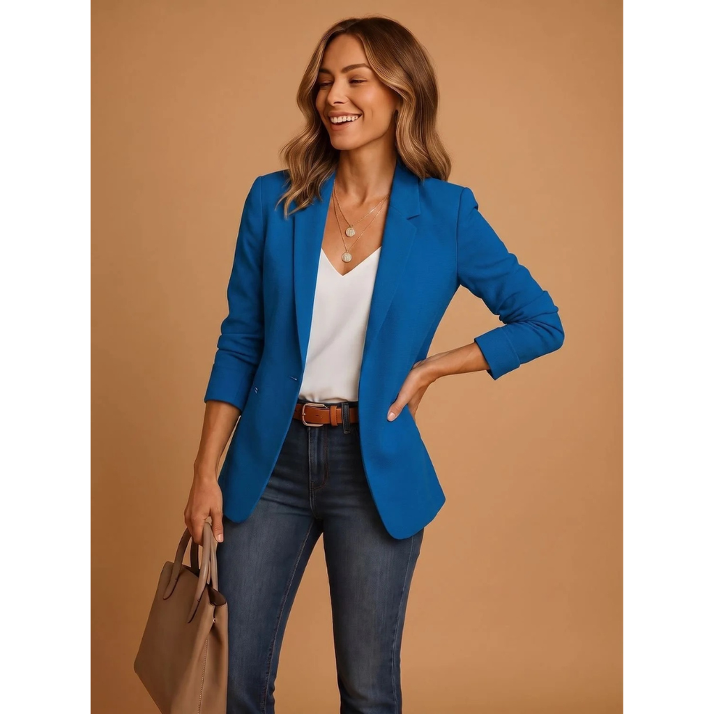 Maelle | Damen Blazer mit Revers und Schnitt