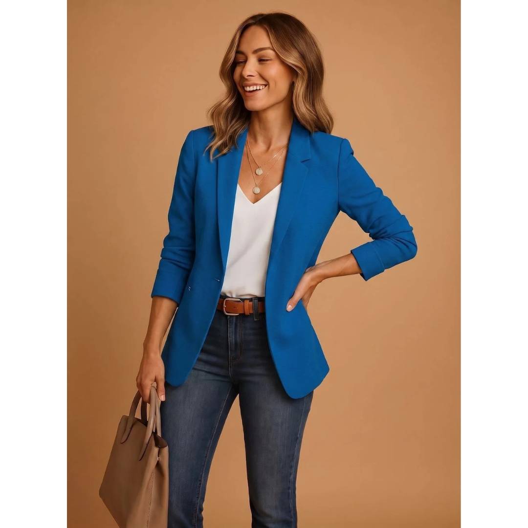 Maelle | Damen Blazer mit Revers und Schnitt