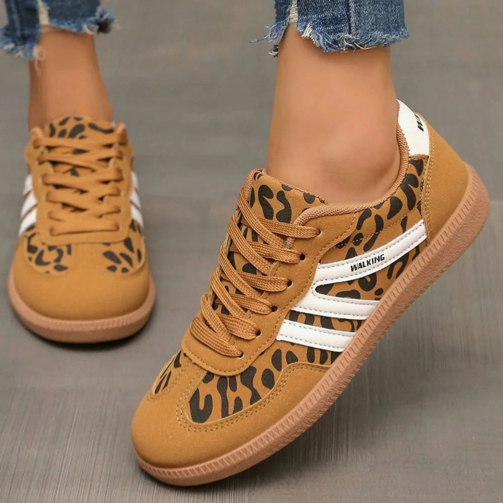 Maelle | Damen Orthopädische Sneaker mit Schnürschuh und extra Platz vorne