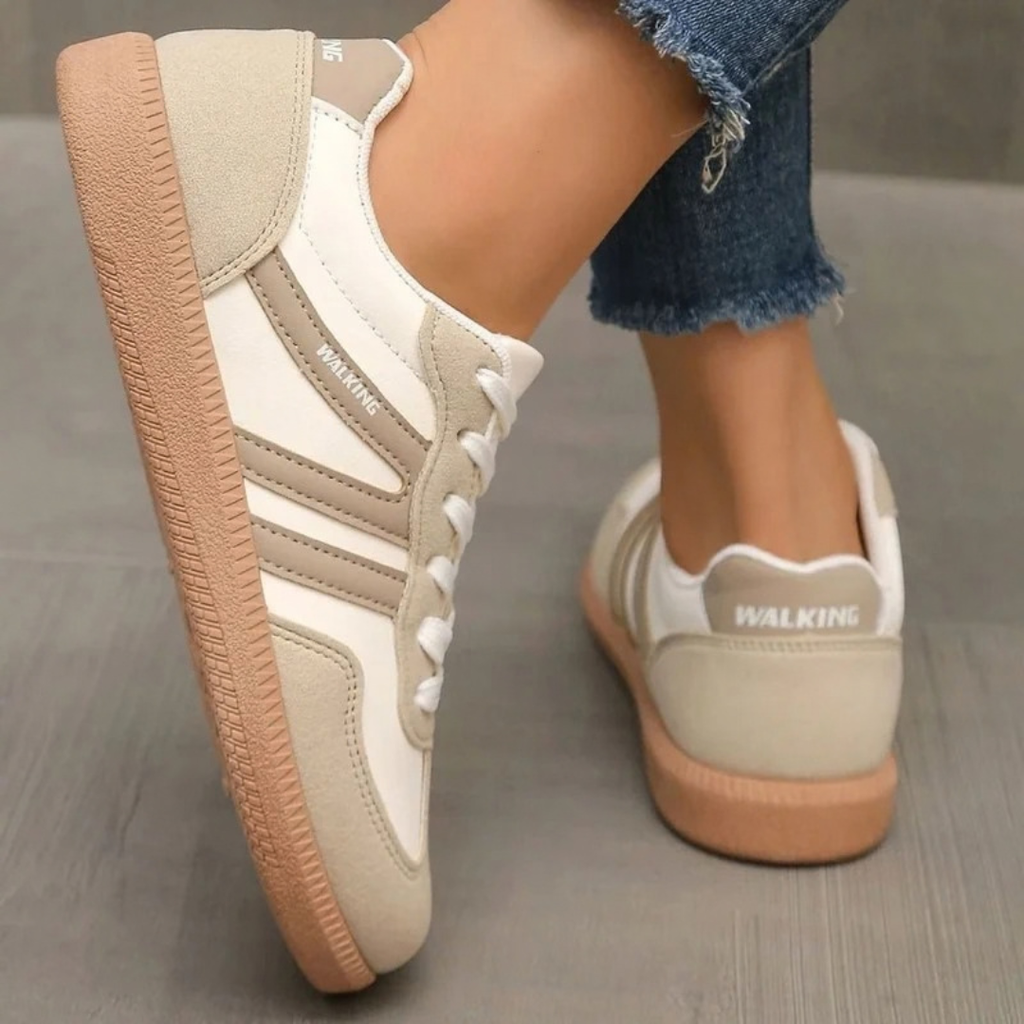 Maelle | Damen Orthopädische Sneaker mit Schnürschuh und extra Platz vorne