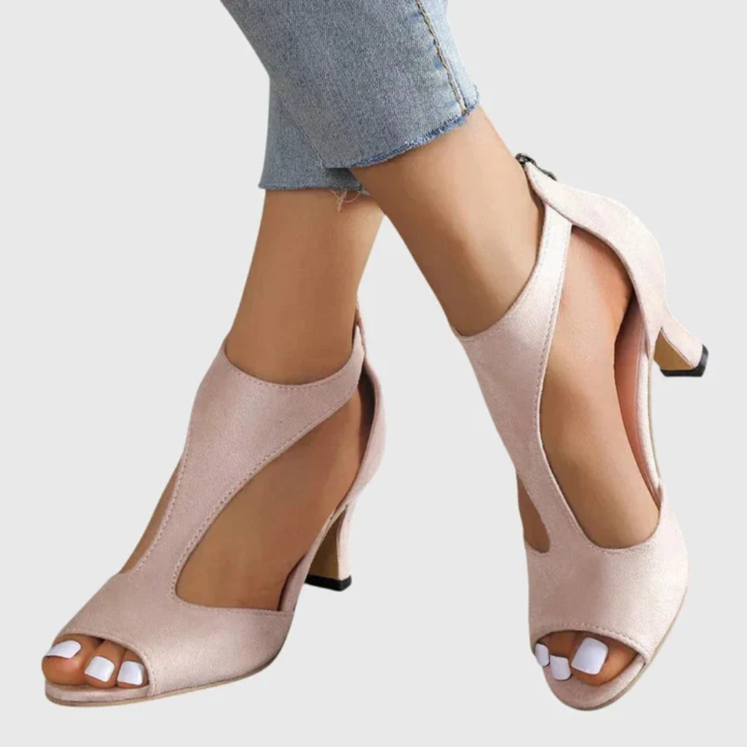 Maja | Damen Absatz Sandalen Elegant für Abend und Anlässe