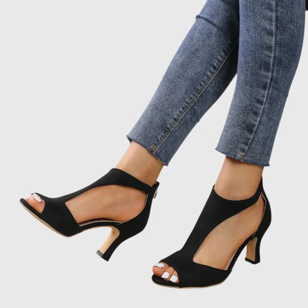 Maja | Damen Absatz Sandalen Elegant für Abend und Anlässe