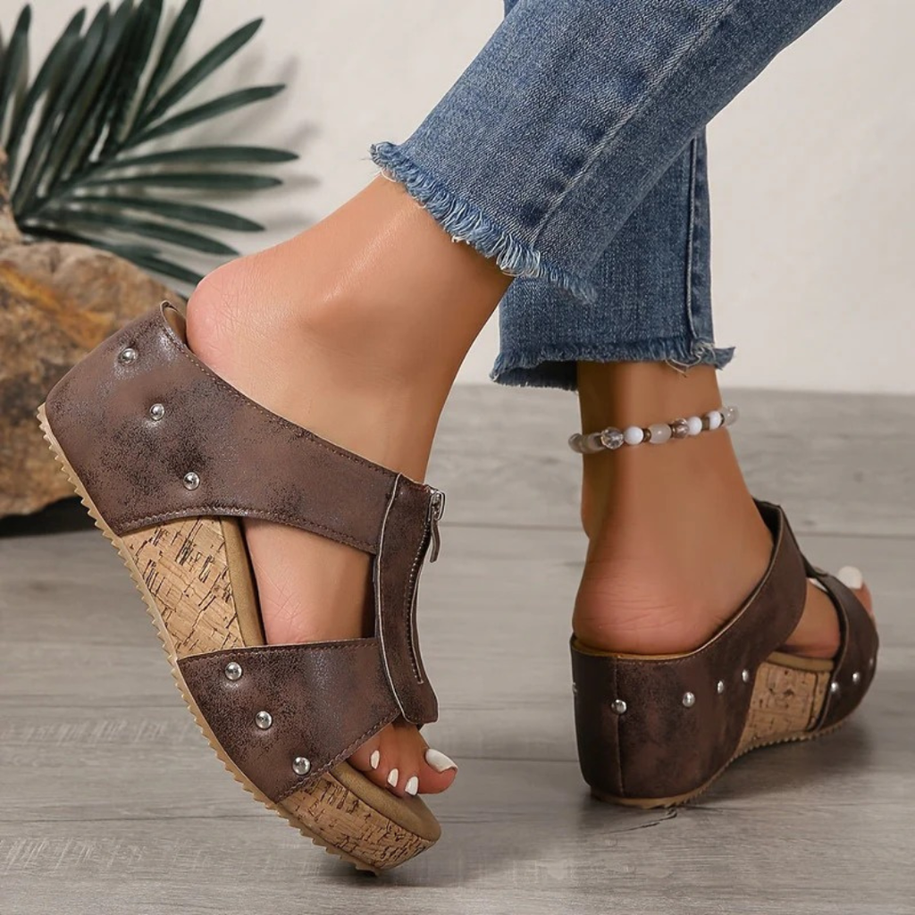 Maja | Damen Orthopädische Komfort Offene Sandalen