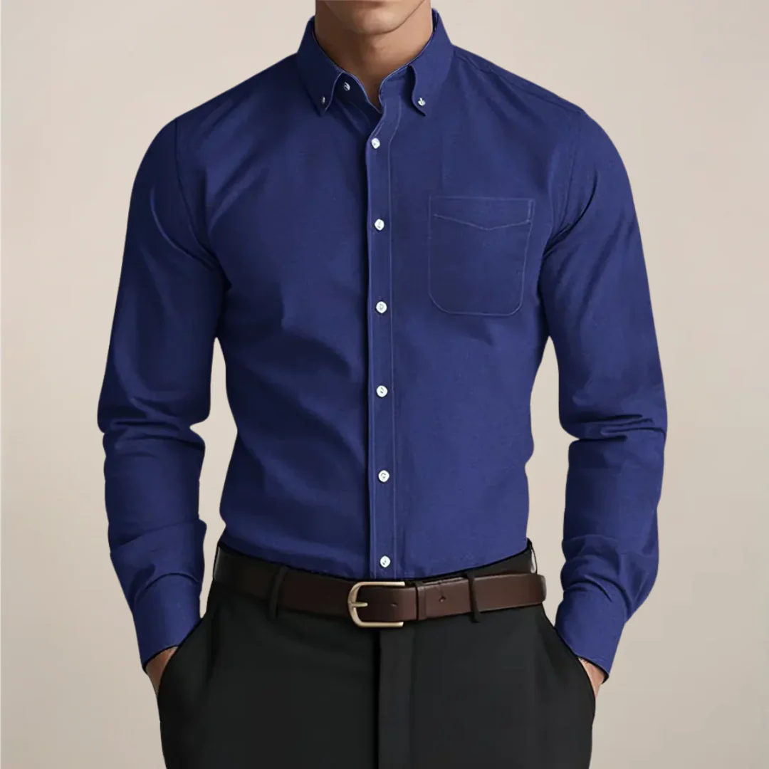 Manfred | Herren Hemd Langarm Klare Optik