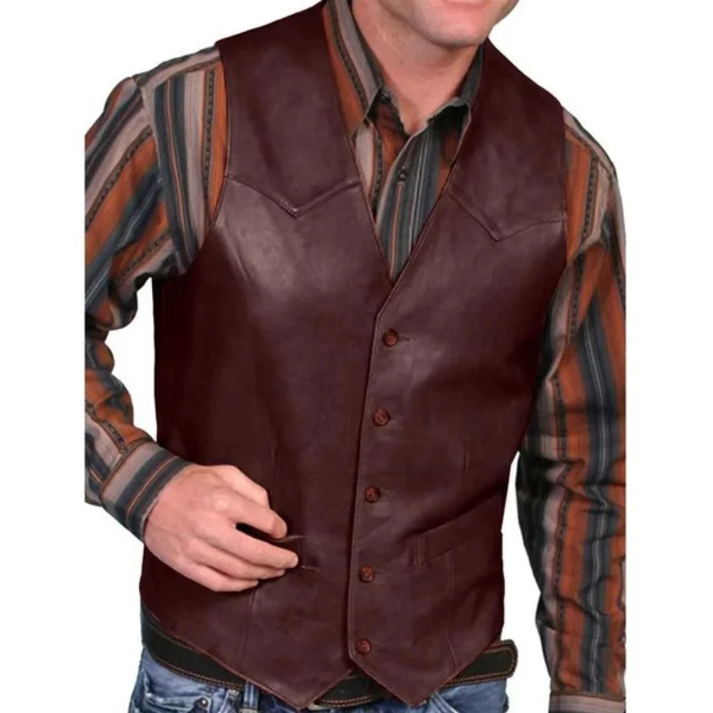 Manuel | Herren Trachtenweste im Western Stil