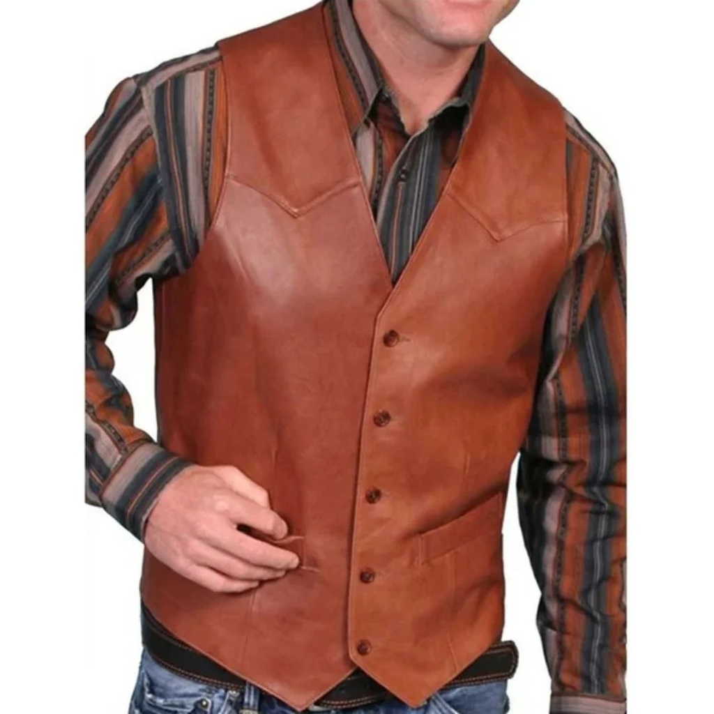 Manuel | Herren Trachtenweste im Western Stil