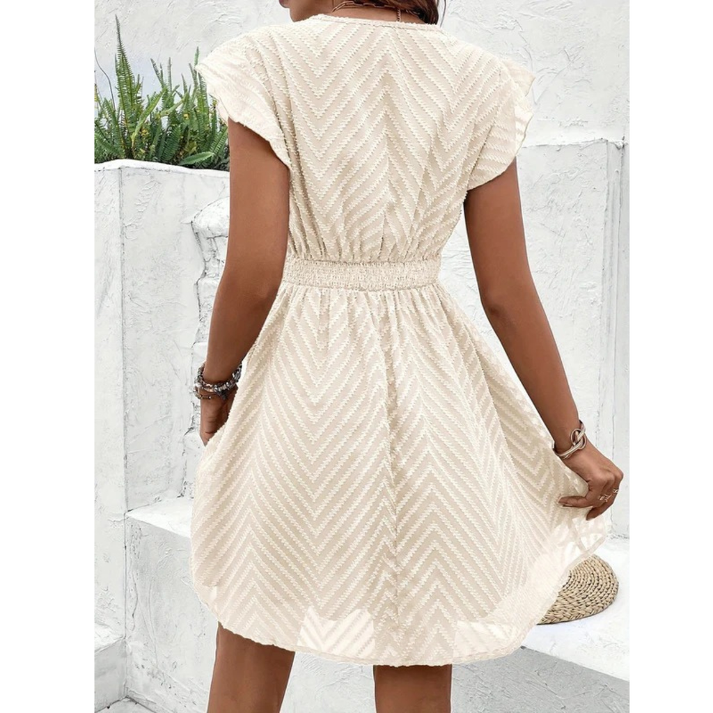 Margarete | Damen Stilvolles Sommer Minikleid