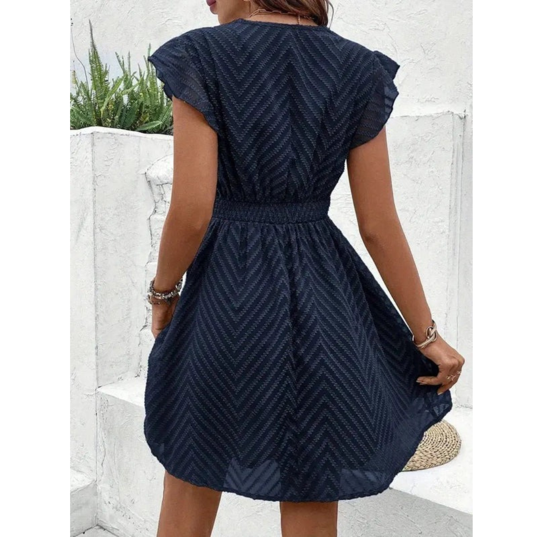 Margarete | Damen Stilvolles Sommer Minikleid