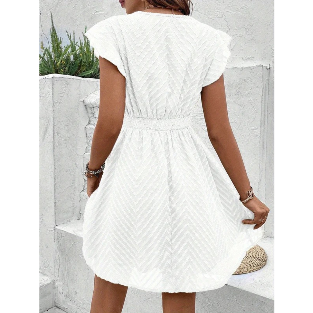 Margarete | Damen Stilvolles Sommer Minikleid