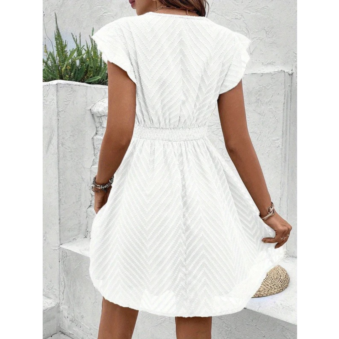 Margarete | Damen Stilvolles Sommer Minikleid