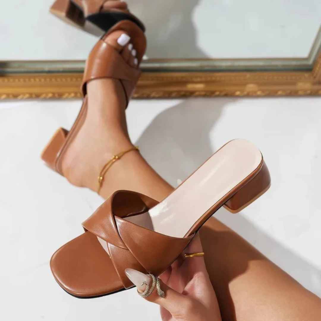 Maria | Damen Sandalen Offene Zehen Bequem Freizeit