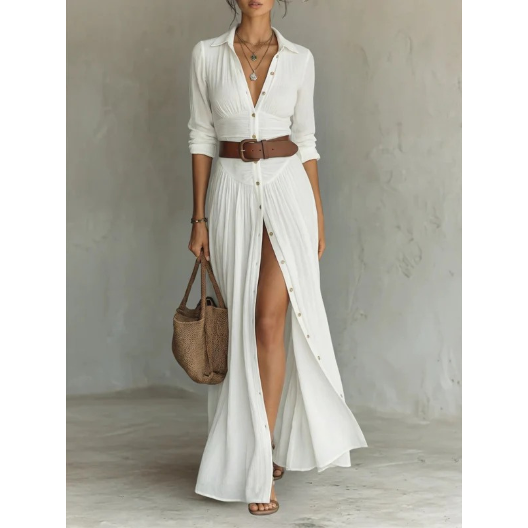 Marie | Damen Freizeit Boho Maxikleid