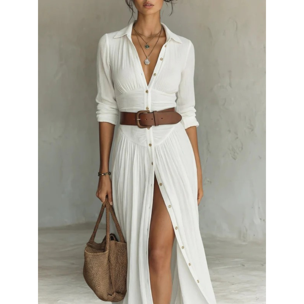 Marie | Damen Freizeit Boho Maxikleid