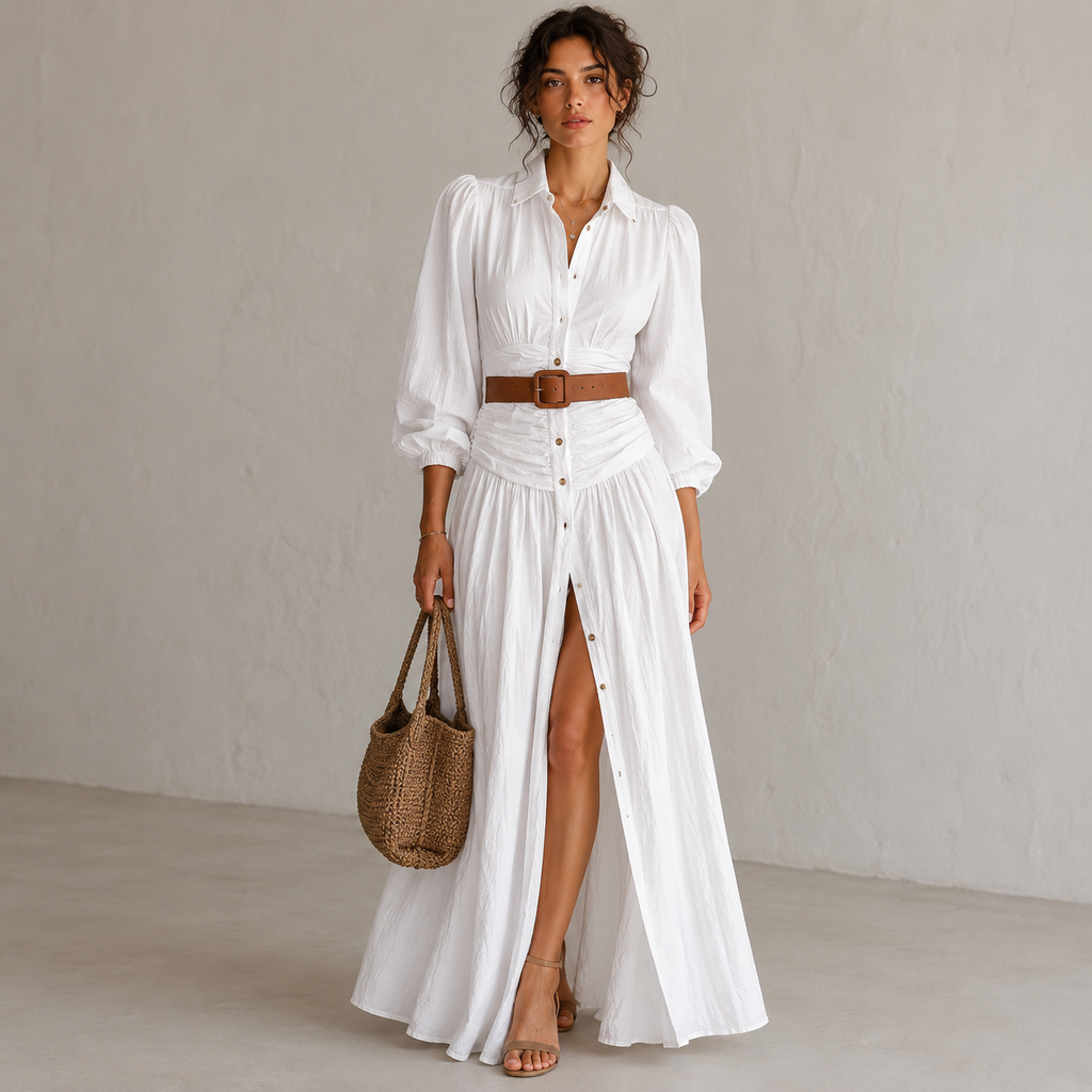 Marie | Damen Freizeit Boho Maxikleid