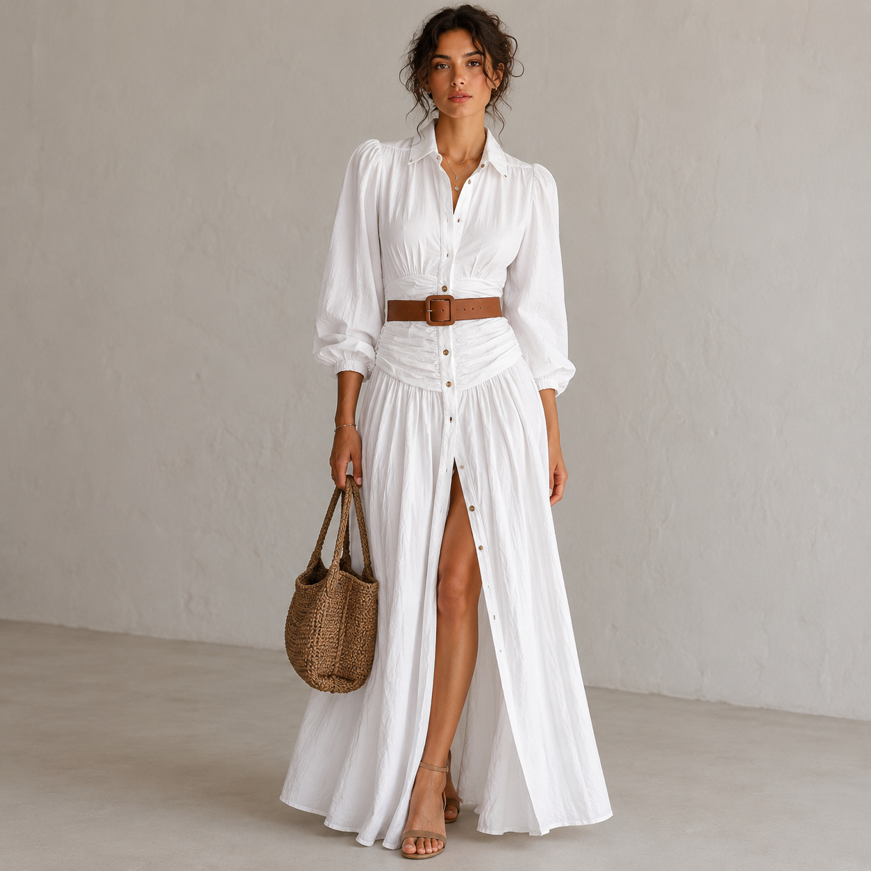 Marie | Damen Freizeit Boho Maxikleid