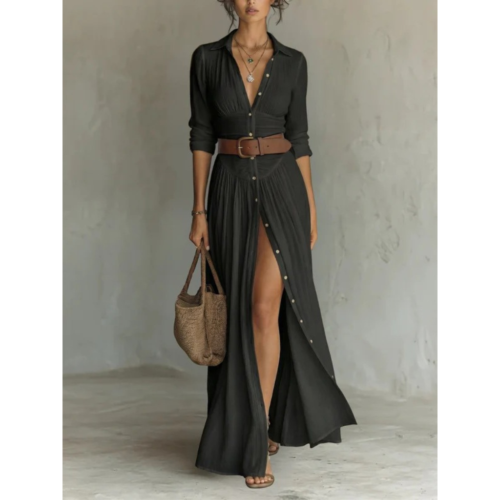 Marie | Damen Freizeit Boho Maxikleid