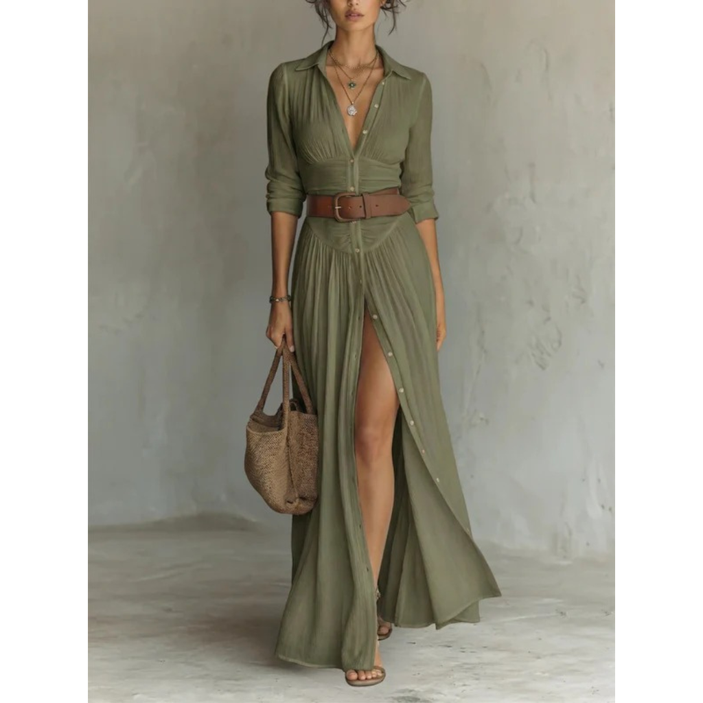 Marie | Damen Freizeit Boho Maxikleid