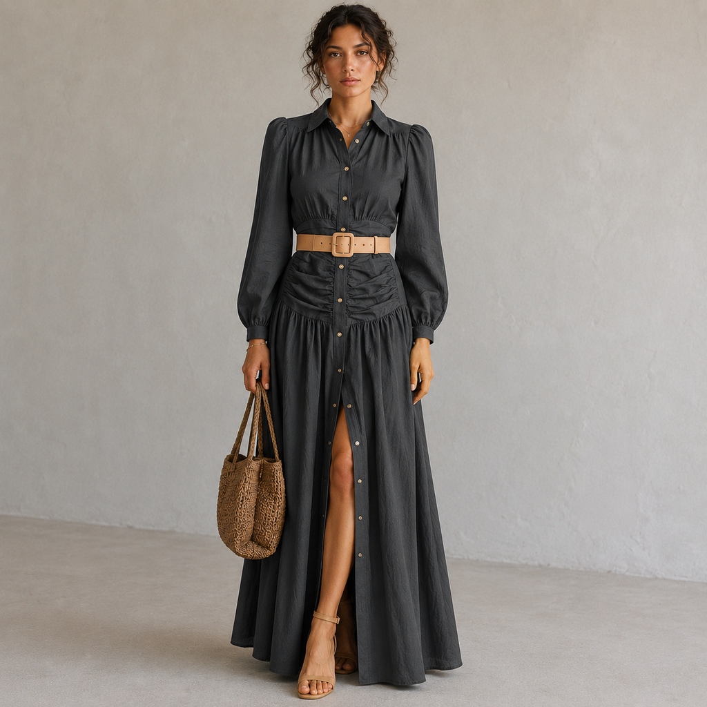 Marie | Damen Freizeit Boho Maxikleid