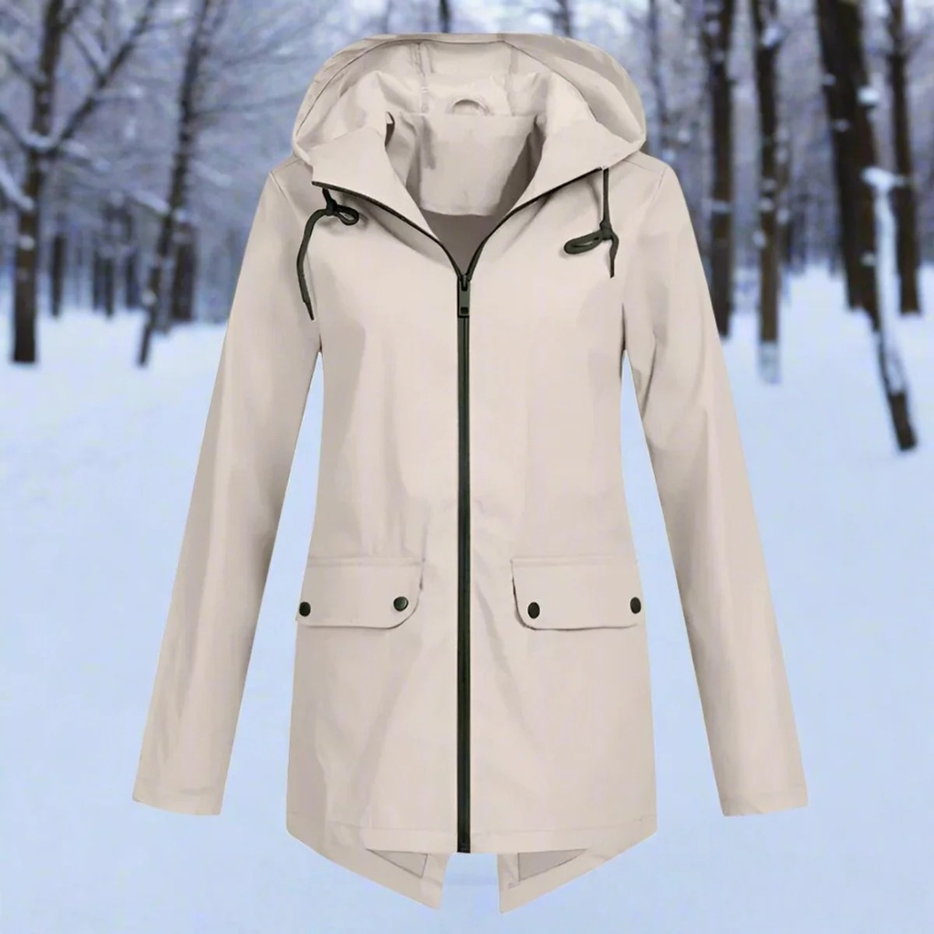 Marie | Damen Outdoor Regenjacke mit Kapuze