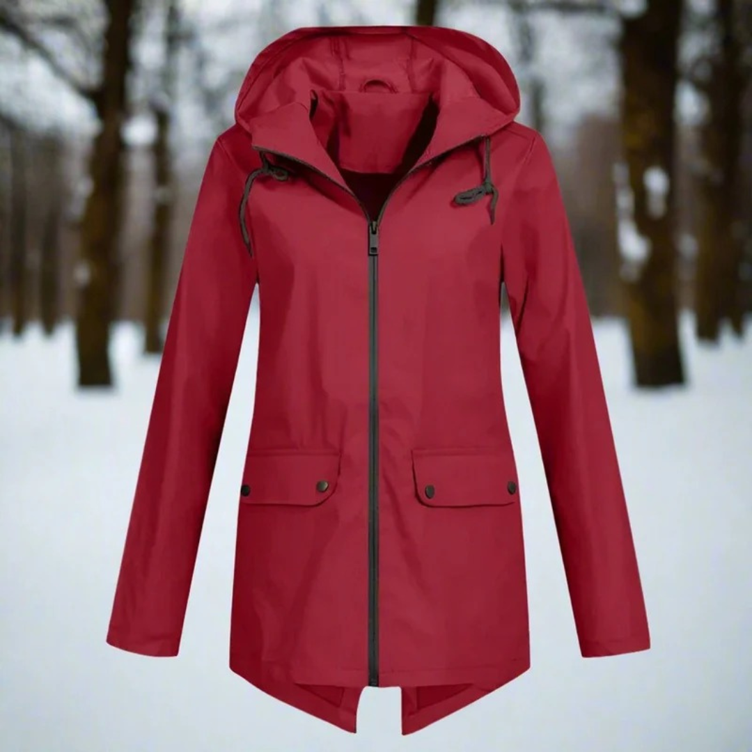 Marie | Damen Outdoor Regenjacke mit Kapuze