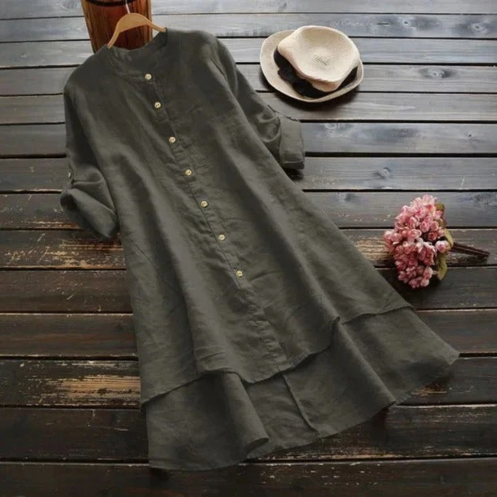 Marietta | Damen Asymmetrisches Sommer Midikleid