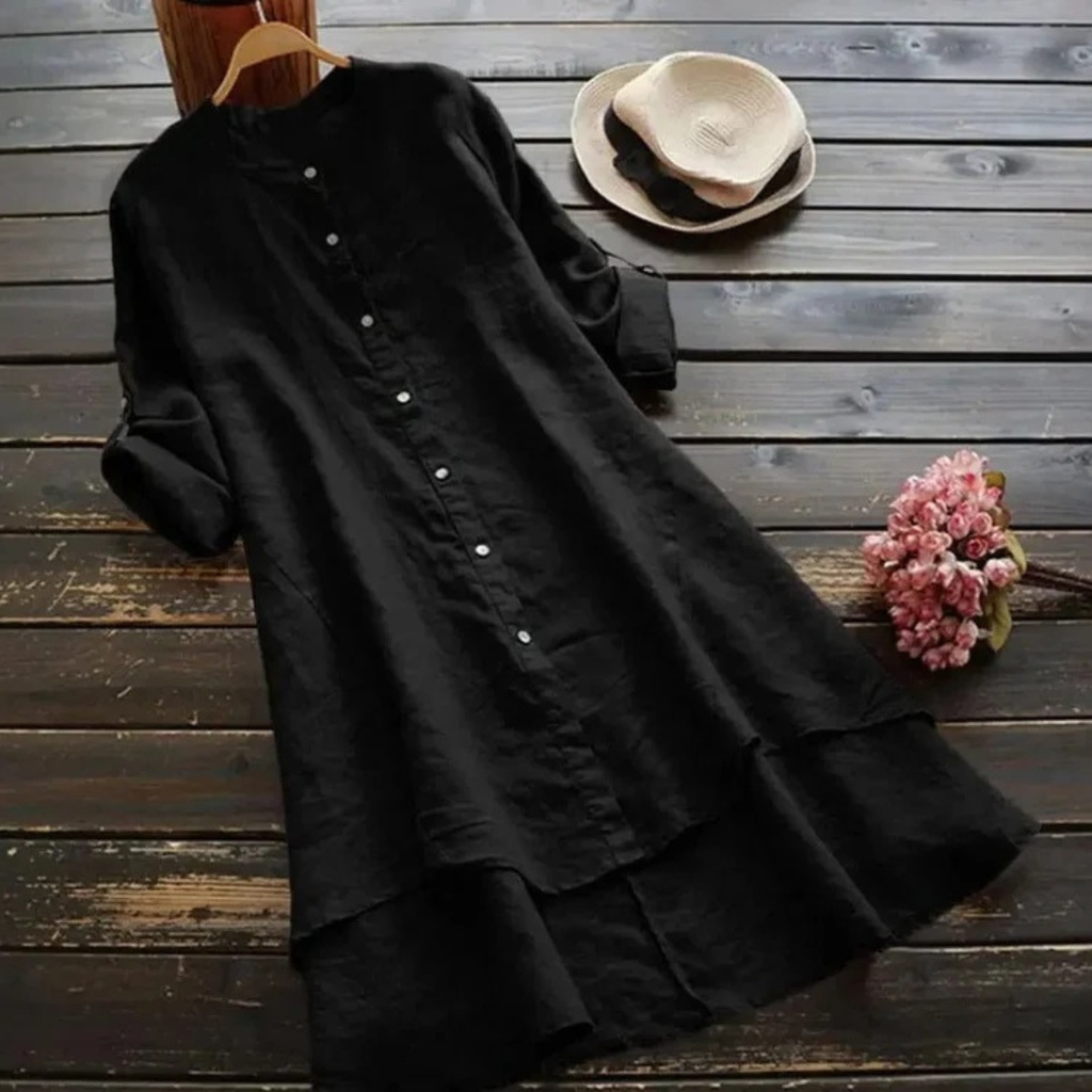 Marietta | Damen Asymmetrisches Sommer Midikleid