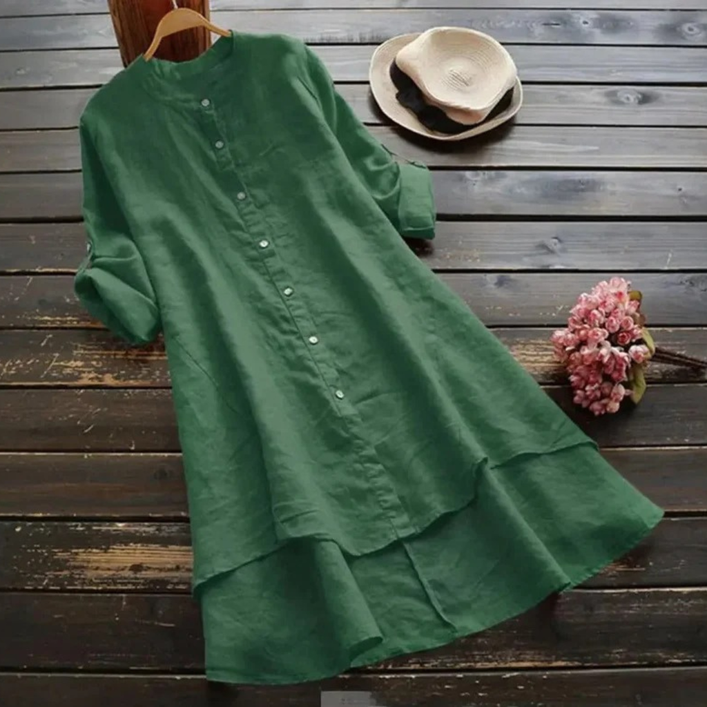 Marietta | Damen Asymmetrisches Sommer Midikleid