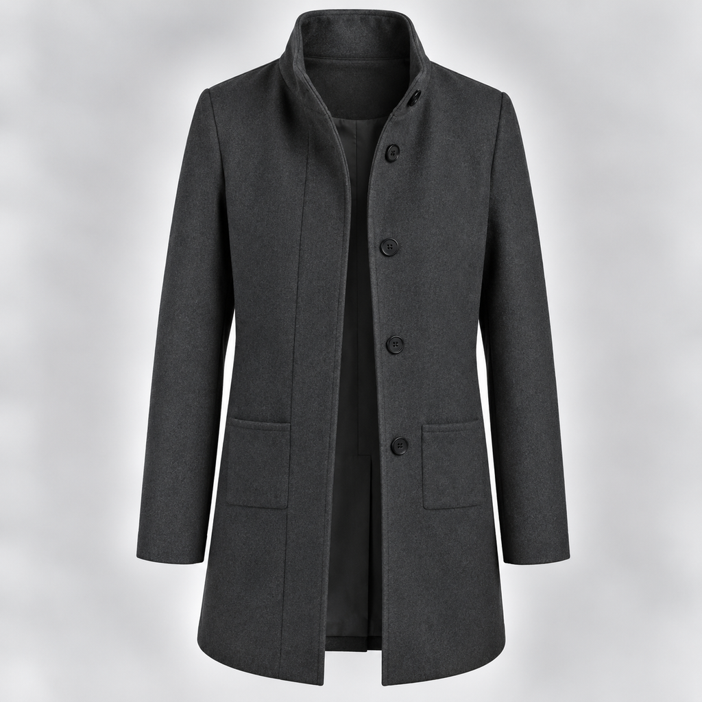 Marietta | Damen Winter jacke mit Stehkragen und langem Design