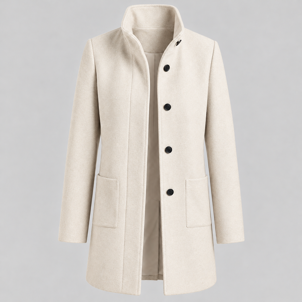 Marietta | Damen Winter jacke mit Stehkragen und langem Design