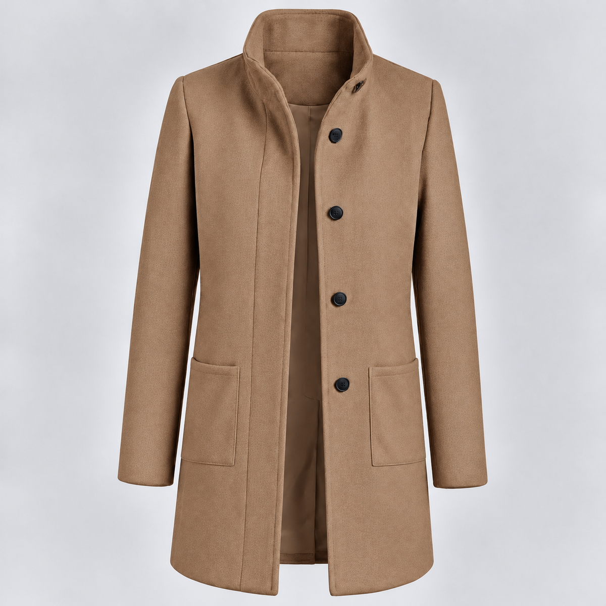 Marietta | Damen Winter jacke mit Stehkragen und langem Design