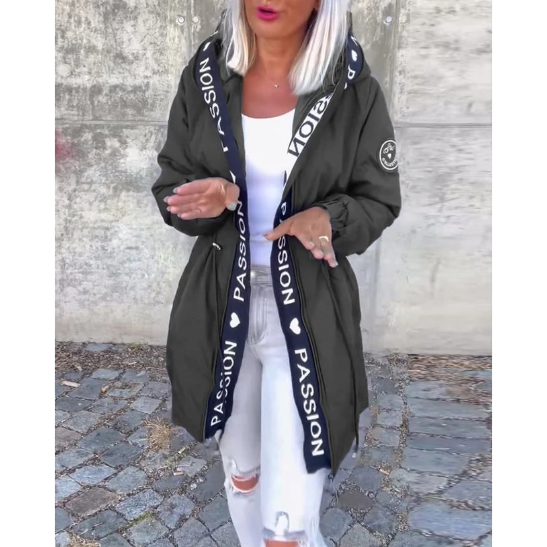 Marina | Damen Wasserdichte Regenjacke mit Reißverschluss