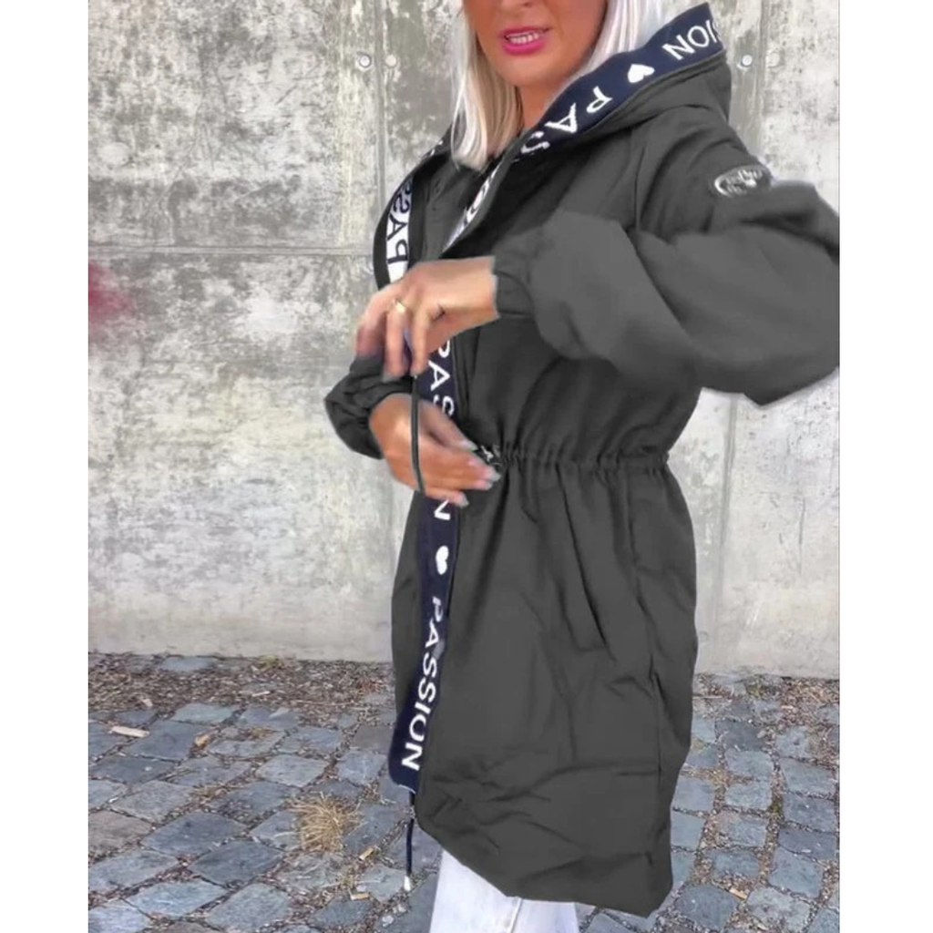 Marina | Damen Wasserdichte Regenjacke mit Reißverschluss