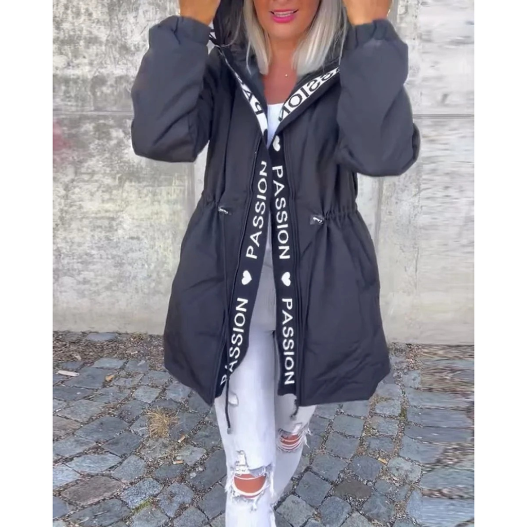 Marina | Damen Wasserdichte Regenjacke mit Reißverschluss