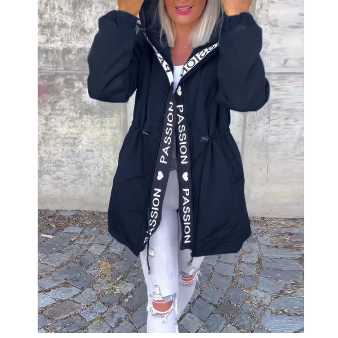 Marina | Damen Wasserdichte Regenjacke mit Reißverschluss